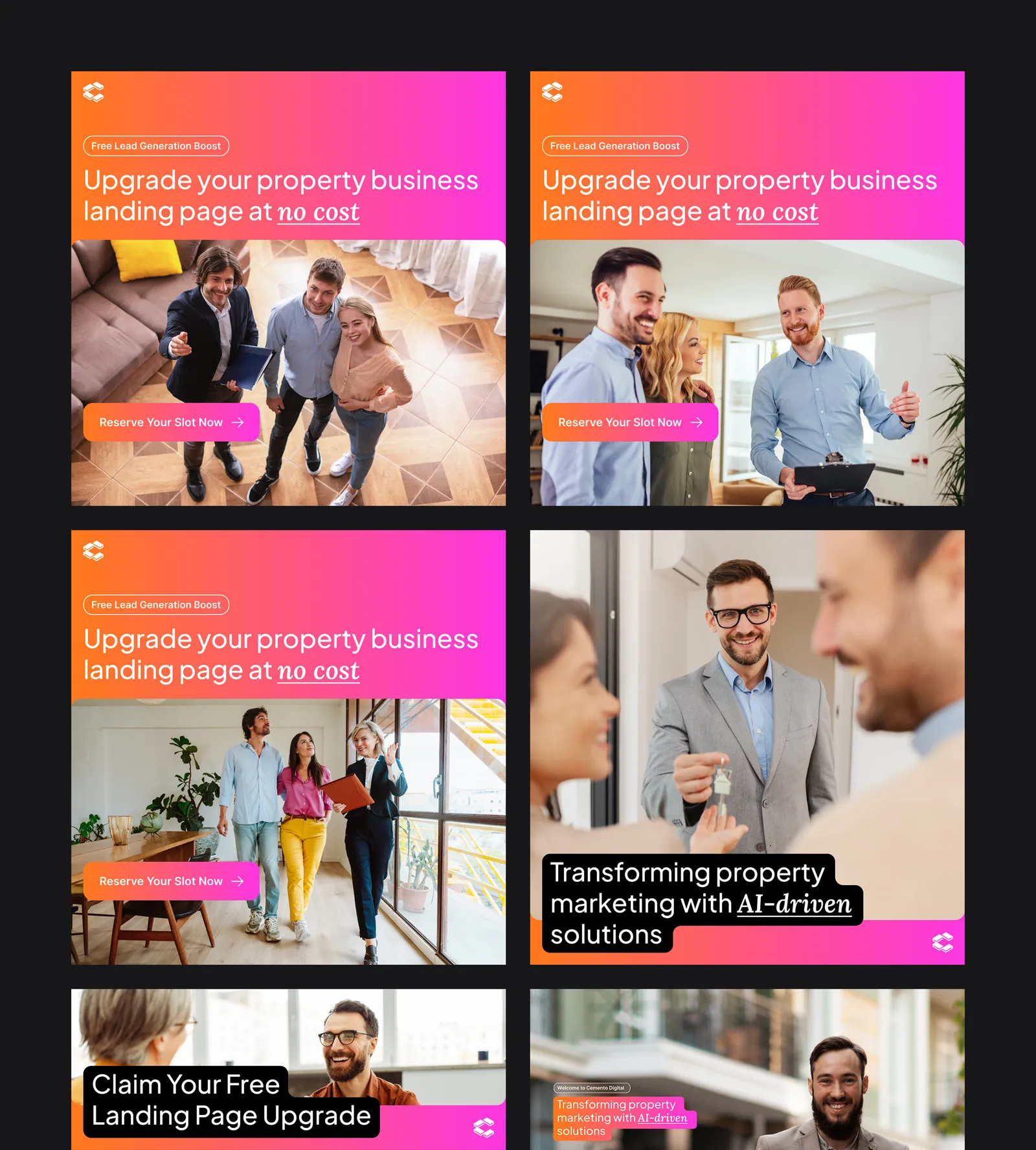 Cemento Digital paid social campaign