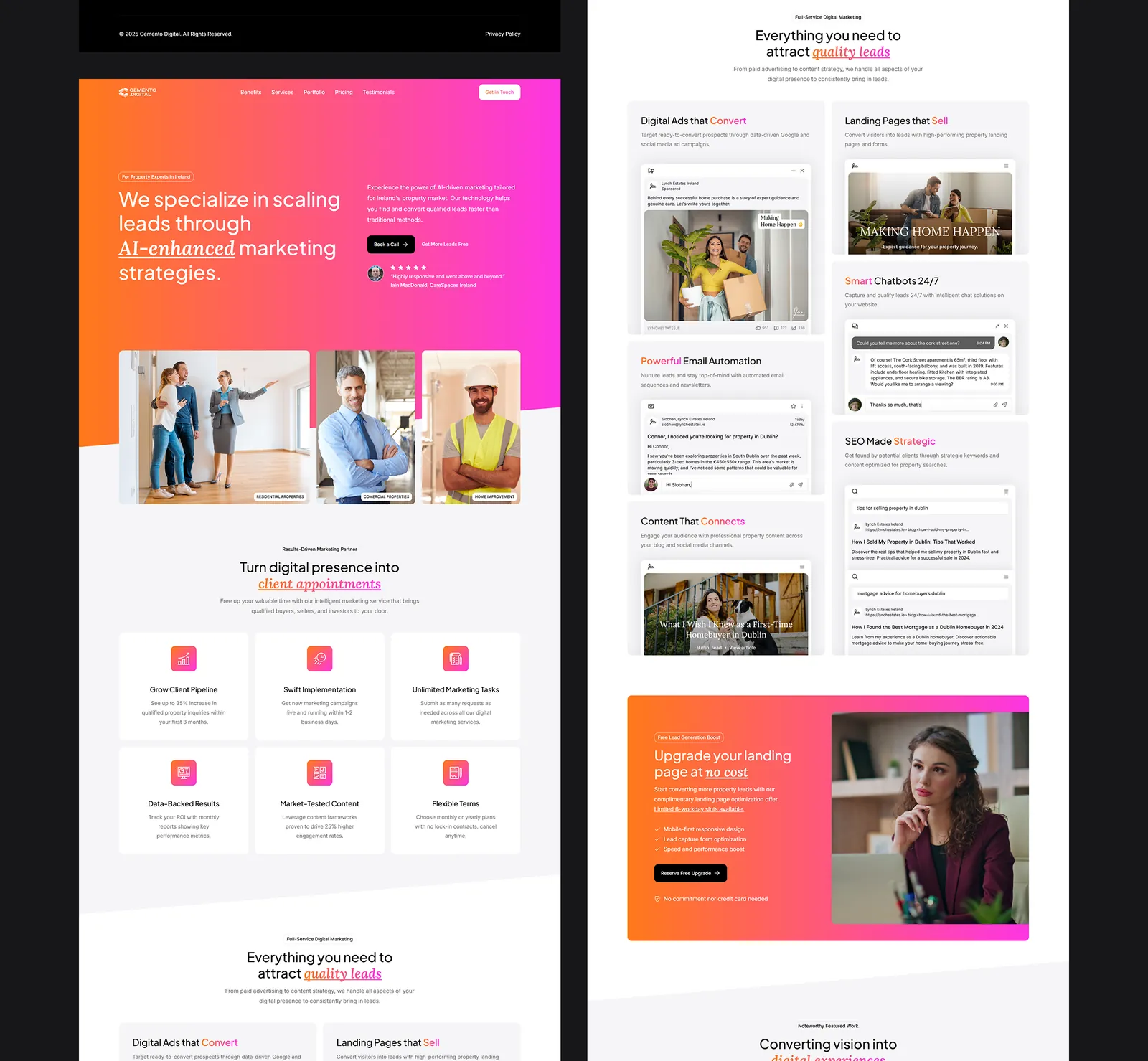 The Cemento Digital website