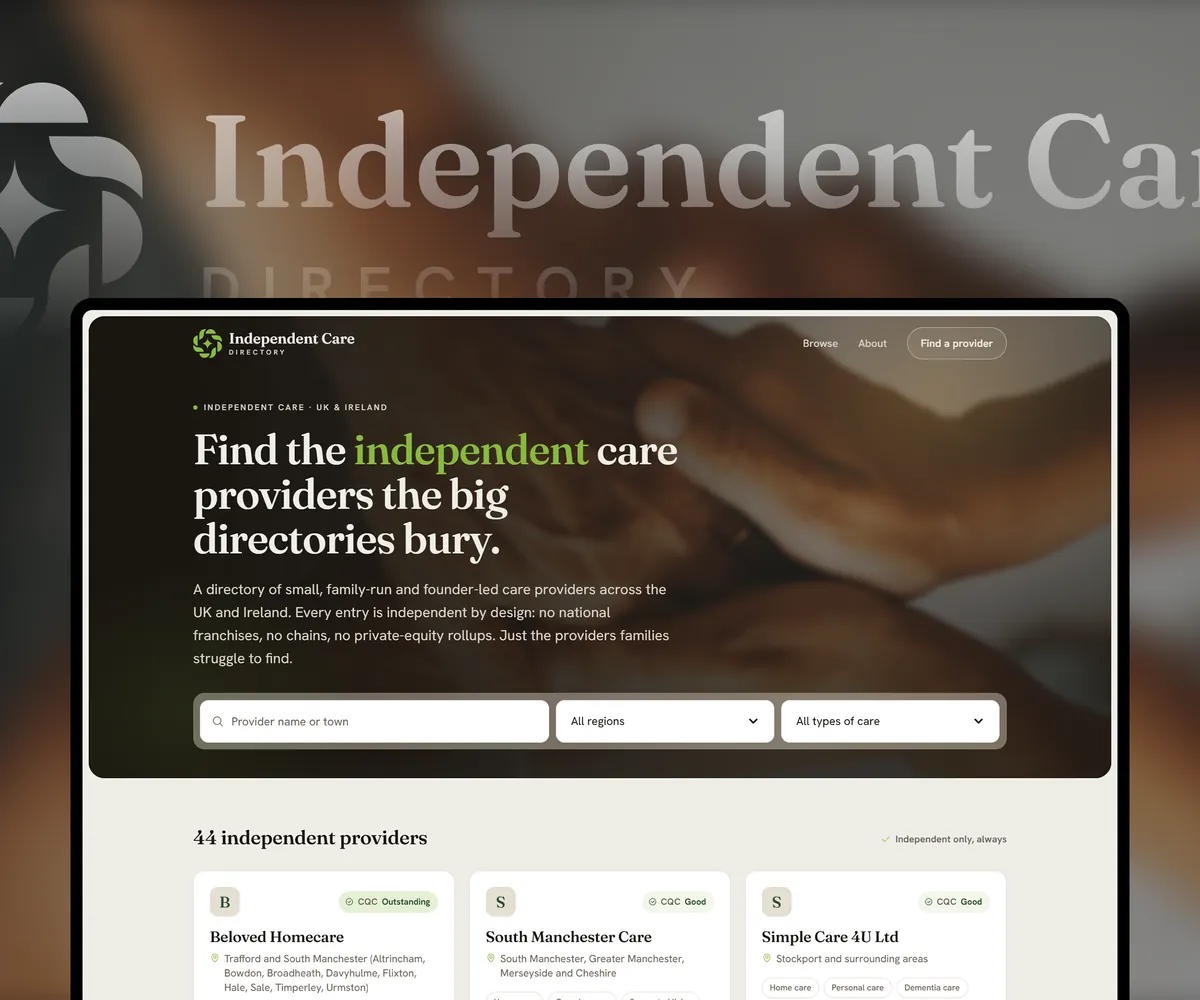Independent Care Directory